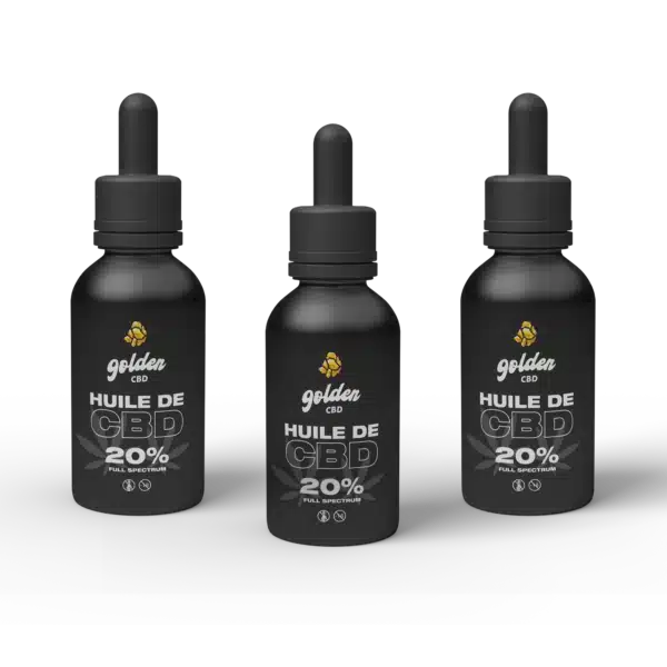 Huile CBD 20% Bio saveur chanvre - Huile de cannabis légale