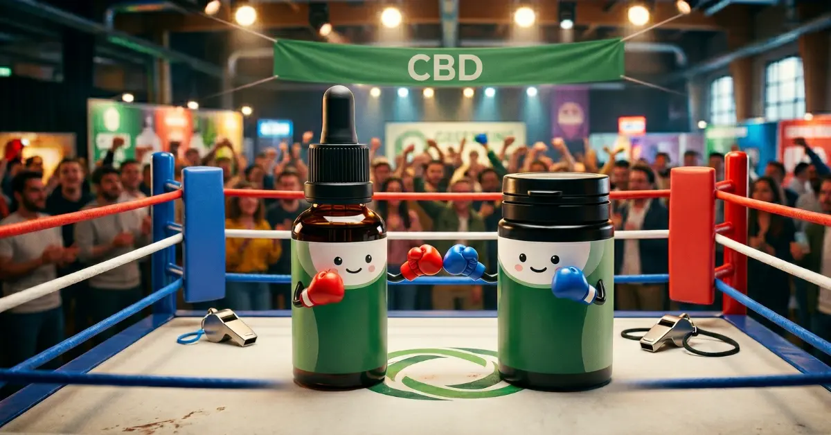 Gélules CBD versus huile CBD : le match comparatif